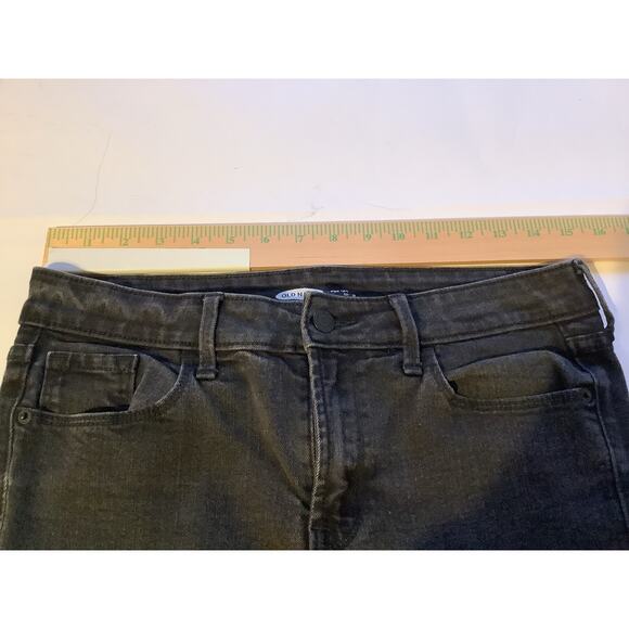Old Navy Pop Icon Black Jeans Size 8 Tall - Gently Worn - 659 - Picture 6 of 8